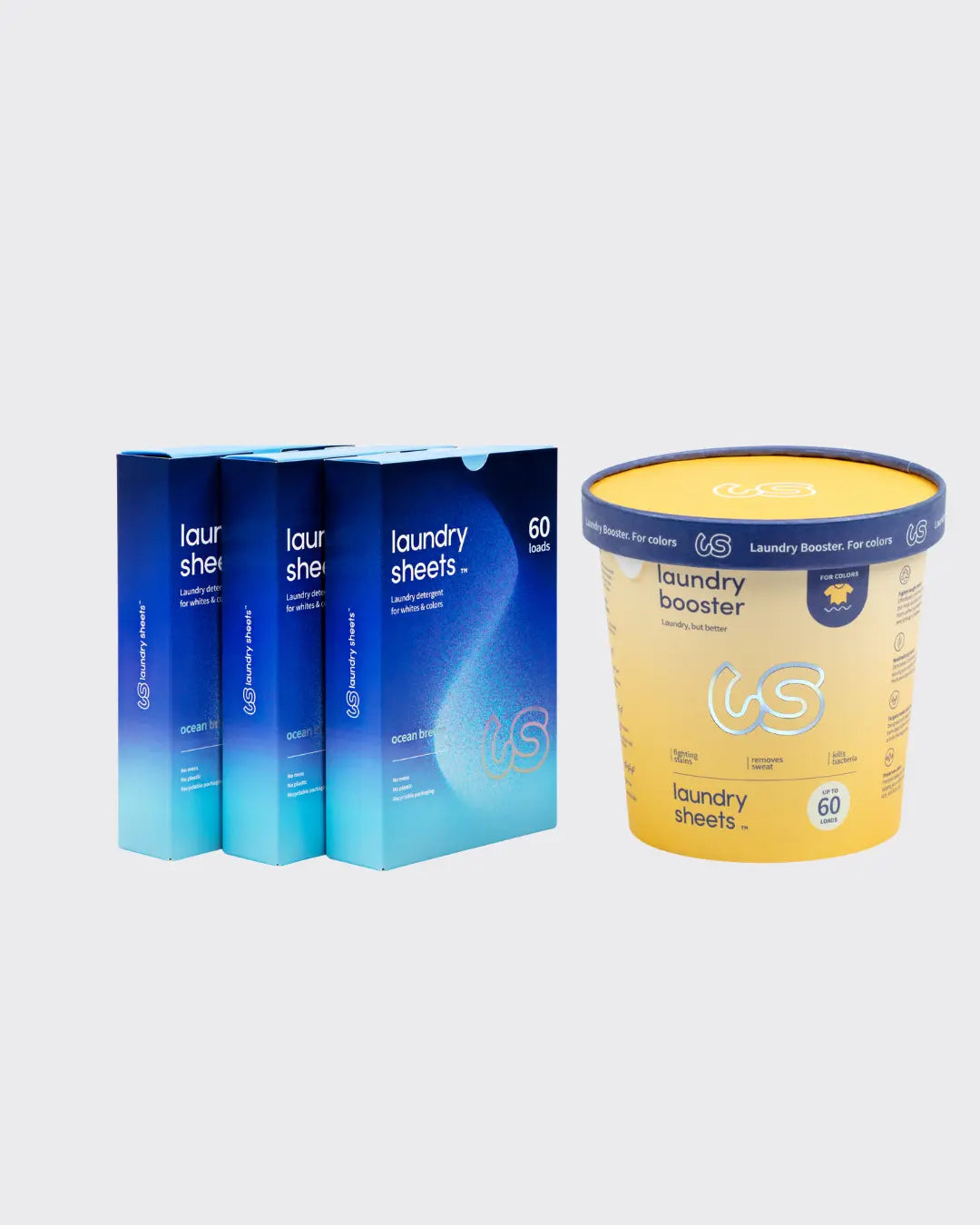 Skalbimo rinkinys: Laundry Booster stipriklis + skalbimo lapeliai „Ocean Breeze“ Great Factory
