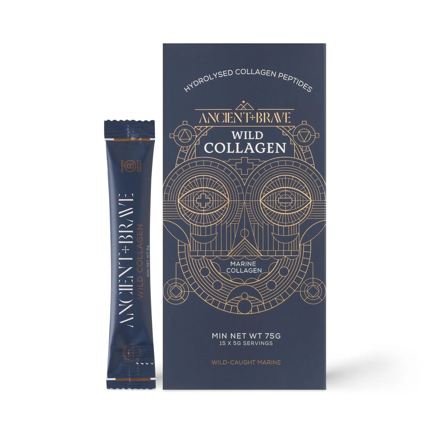 ANCIENT+BRAVE KOLAGENAS PAKUOTĖSE WILD GlowAmeli