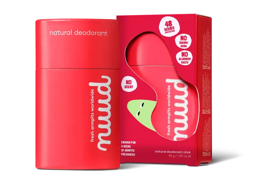 NUUD natūralus pieštukinis dezodorantas, bekvapis GlowAmeli