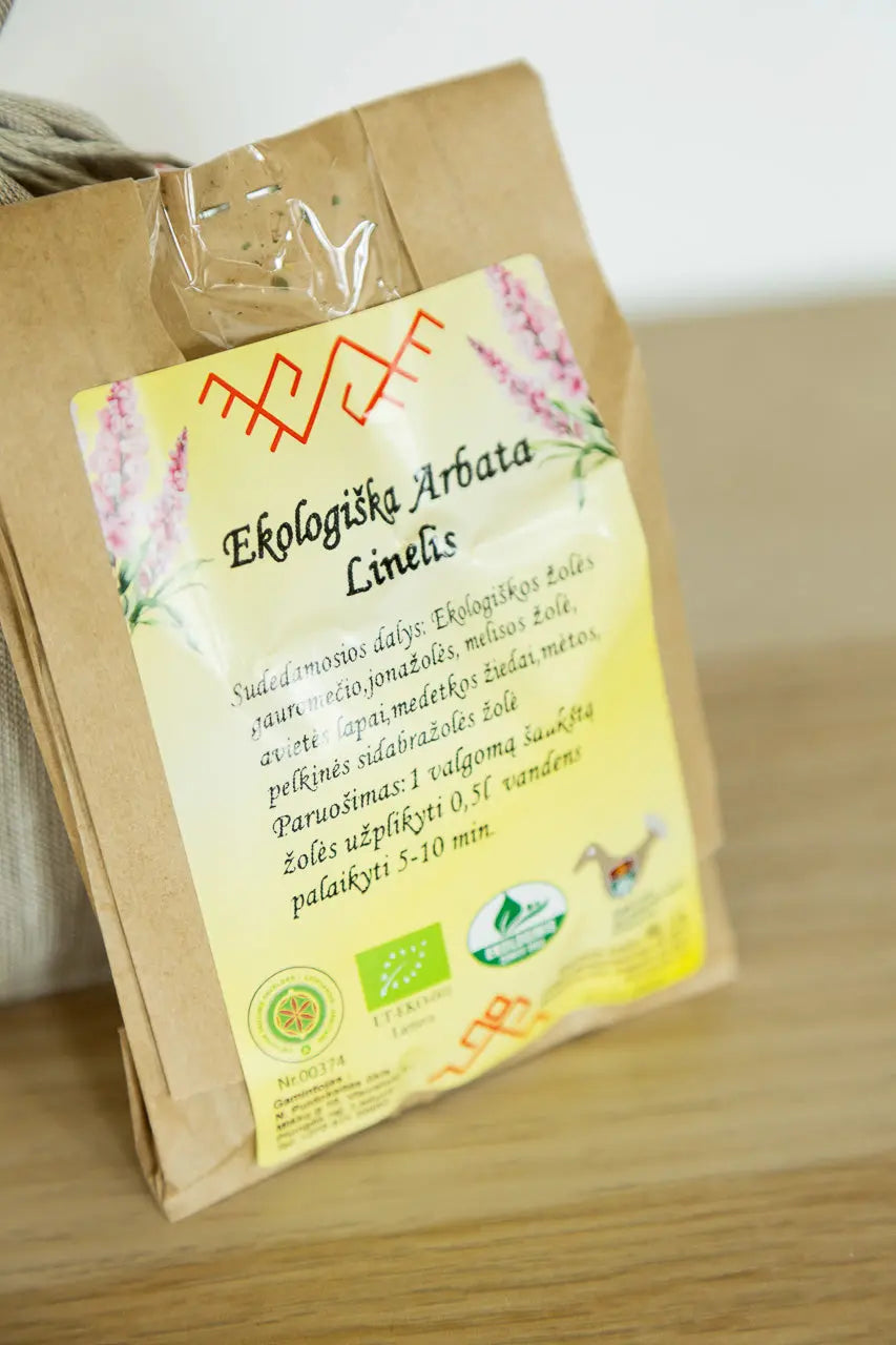 Ekologiška žolelių arbata „Linelis“ GlowAmeli