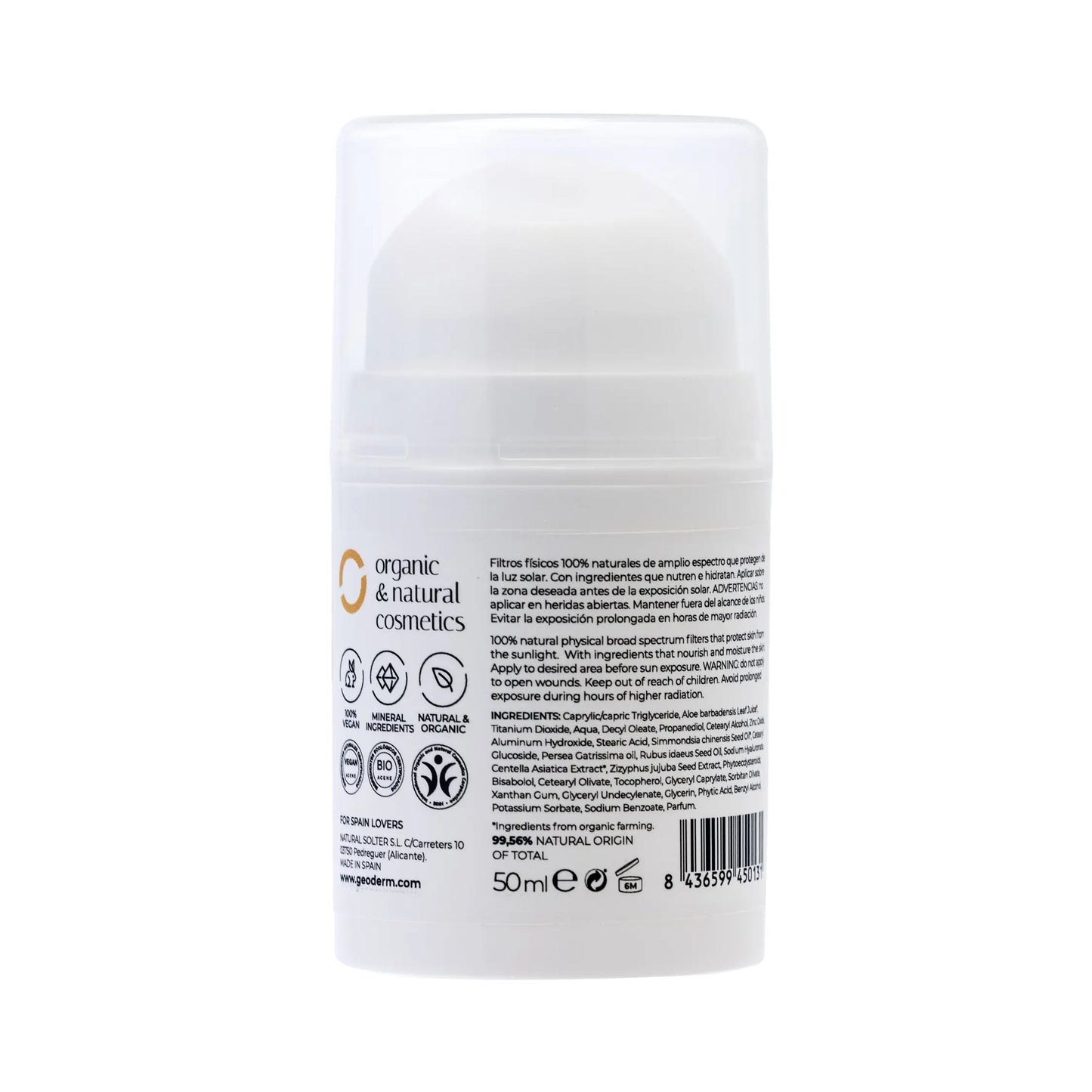 Apsauginis kremas nuo saulės SPF 50 - GlowAmeli