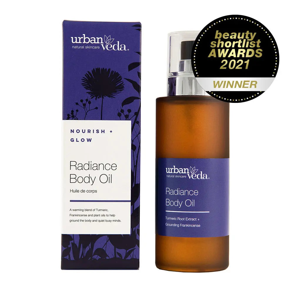 Spindesį suteikiantis kūno aliejus Radiance GlowAmeli