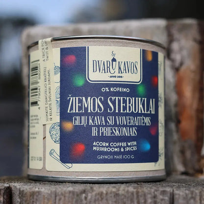 Gilių kava DVARO KAVOS Žiemos Stebuklai, 100 g GlowAmeli