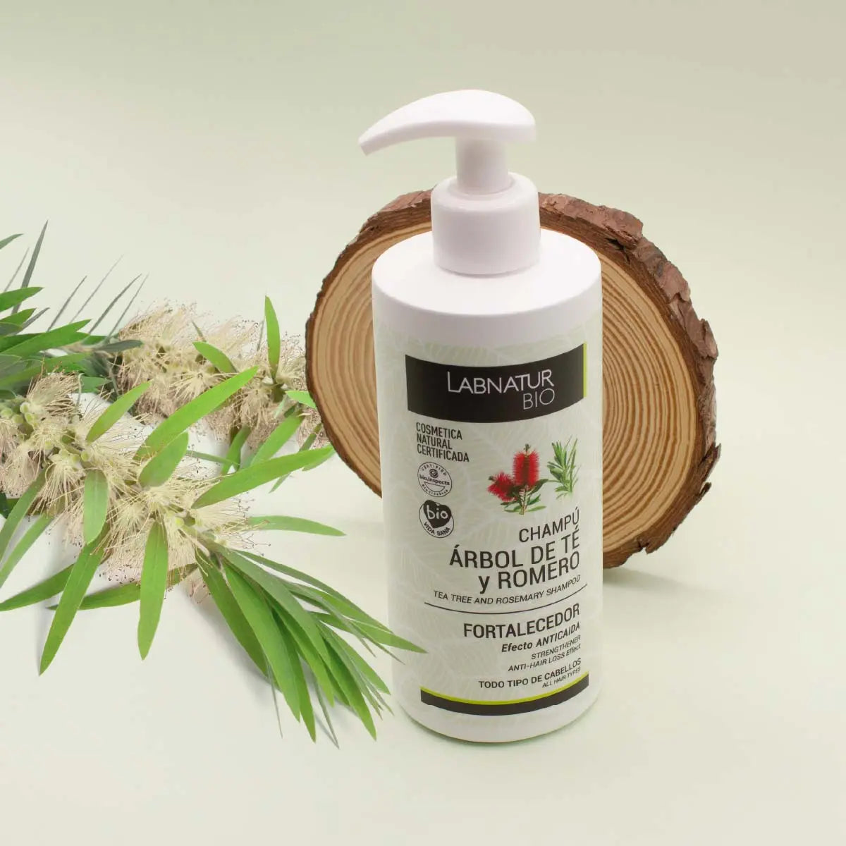 „Labnatur Bio“ arbatmedžio ir rozmarino stiprinamasis šampūnas 450 ml GlowAmeli