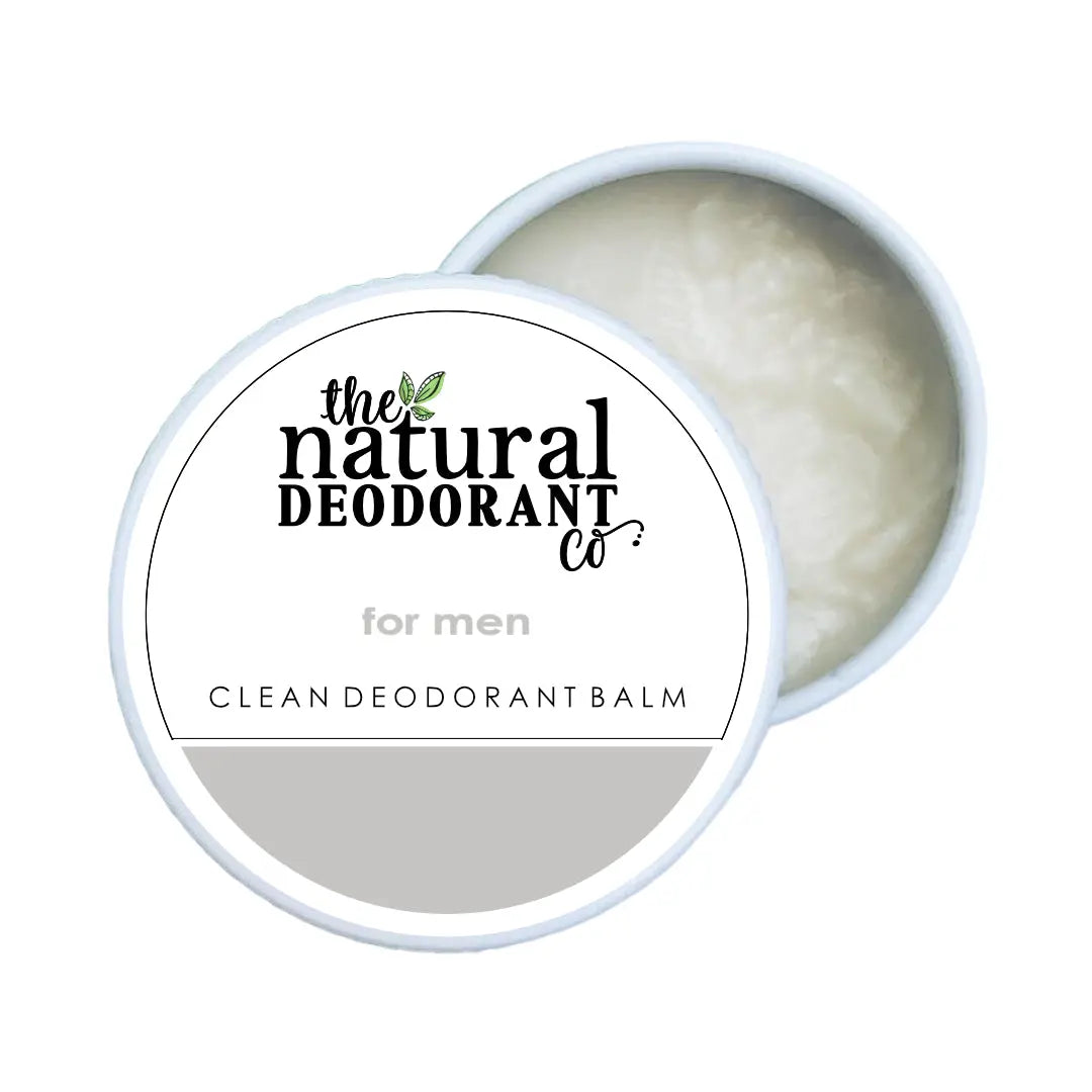 THE NATURAL DEODORANT CO. AKTYVUS BALZAMINIS MINI DEZODORANTAS VYRAMS GlowAmeli