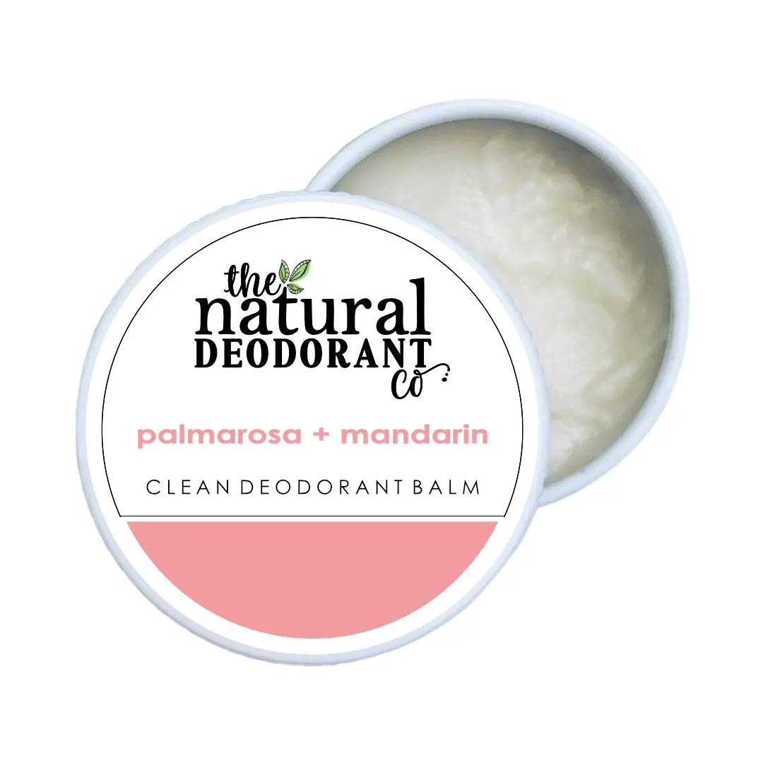 THE NATURAL DEODORANT CO. GAIVUS BALZAMINIS MINI DEZODORANTAS PALMAROSA + MANDARINAS GlowAmeli