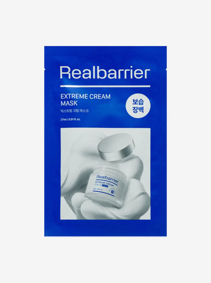 Real Barrier Extreme Cream Mask - ypač drėkinanti lakštinė - kreminė kaukė veidui, 28 ml (1vnt) GlowAmeli