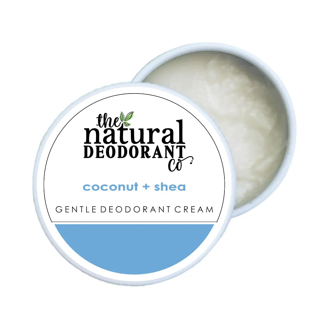 THE NATURAL DEODORANT CO. ŠVELNUS BALZAMINIS MINI DEZODORANTAS KOKOSAS + TAUKMEDIS GlowAmeli