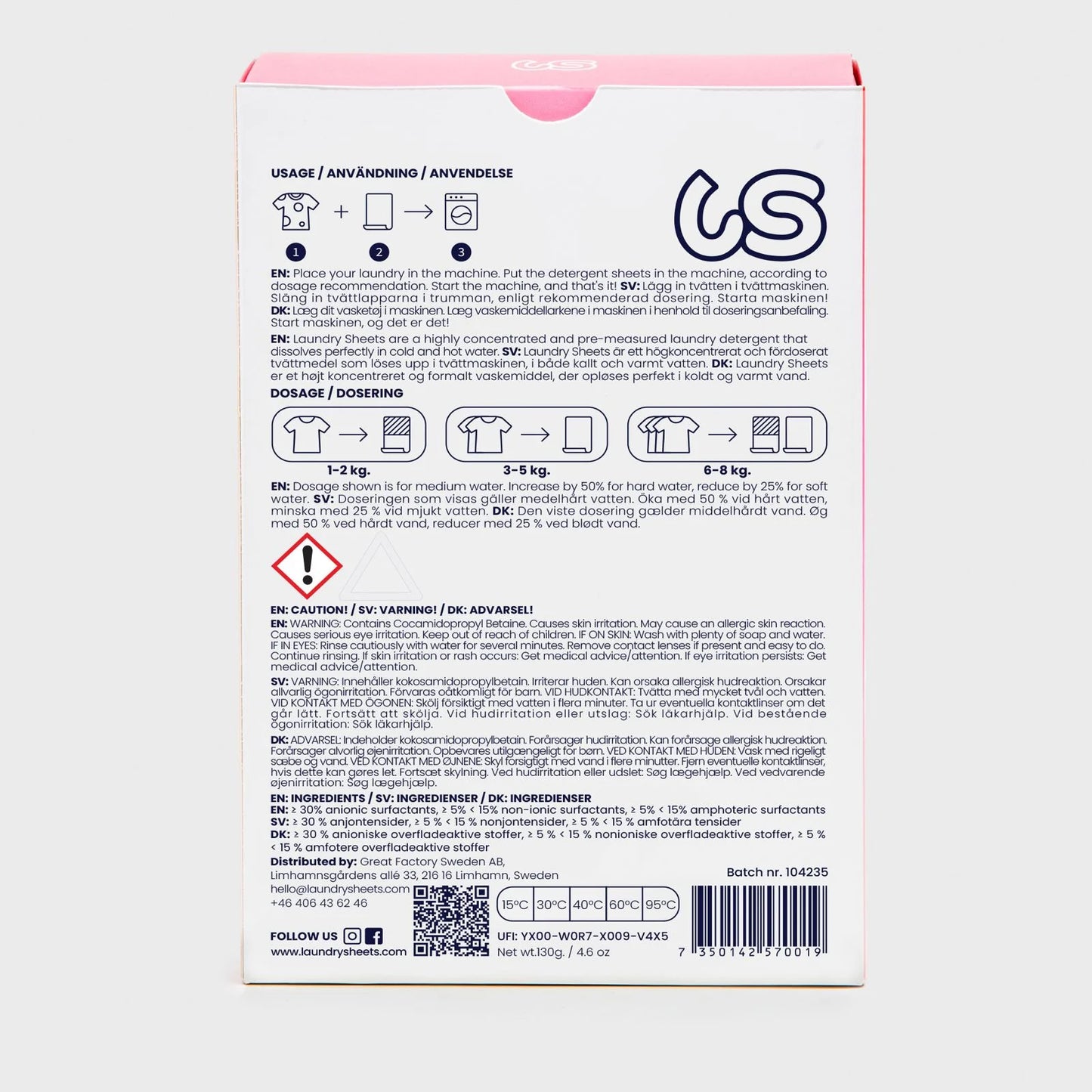 Skalbimo lapeliai – bekvapė skalbimo priemonė