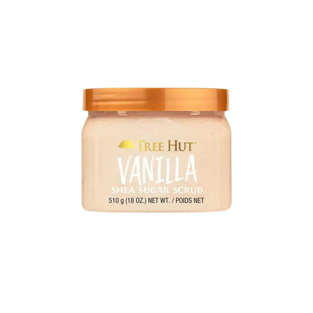 Tree Hut Vanilla Shea Sugar kūno šveitiklis GlowAmeli