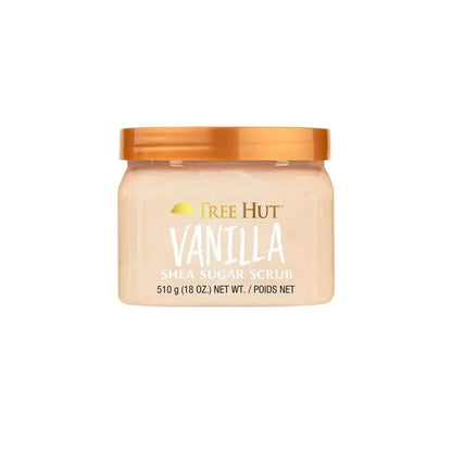 Tree Hut Vanilla Shea Sugar kūno šveitiklis GlowAmeli