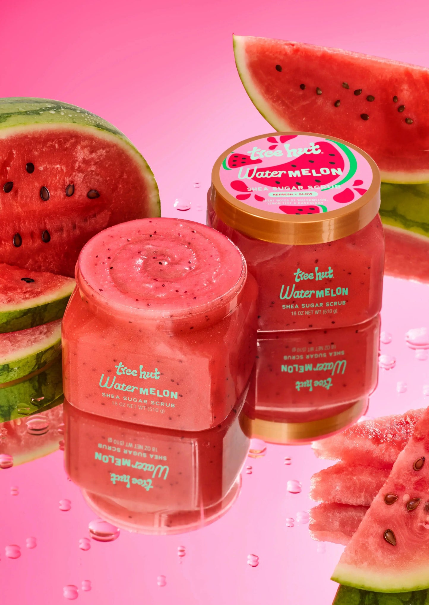Tree Hut Shea Sugar Watermelon kūno šveitiklis GlowAmeli