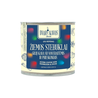 Gilių kava DVARO KAVOS Žiemos Stebuklai, 100 g GlowAmeli