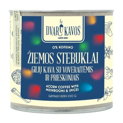 Gilių kava DVARO KAVOS Žiemos Stebuklai, 100 g GlowAmeli