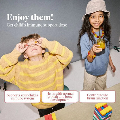 MIMS Immune Support Kids guminukai su vitaminais vaikų imunitetui GlowAmeli